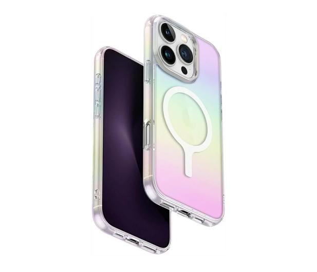 Uniq Etui Iridescia do iPhone 16 Pro Magclick Charging holografic - 1348551 - zdjęcie